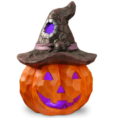 Jack O Lantern Orange Carved Pumpkin 