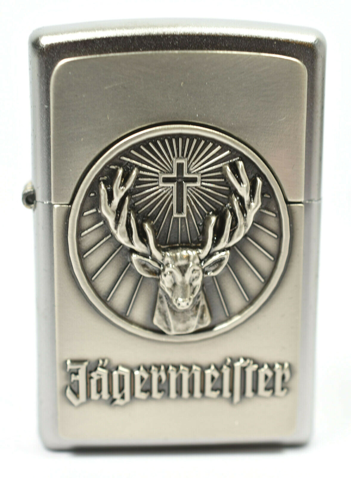 Zippo Jägermeister Emblem Logo 1900776 Neu Platte