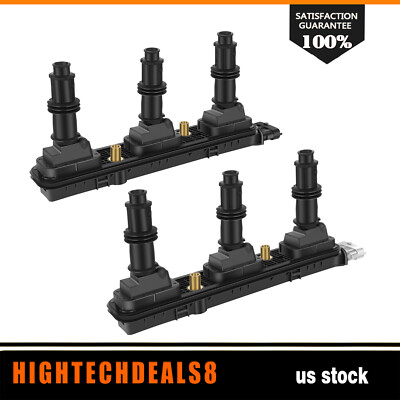 Set of 2 Ignition Coil Fits Cadillac CTS Catera Saturn Vue LS2 LW200 UF278