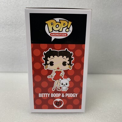 Funko POP Animation Betty Boop & Pudgy 421 Black and White RARE