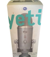 Blue Yeti Professional Multi-Pattern USB Condenser Microphone - Silver