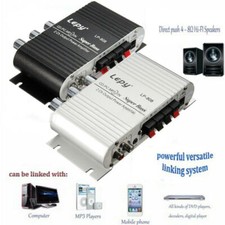 Lepy LP-808 Super Bass Digital Amplifier Stereo Audio Power For Mobile PC CD DVD