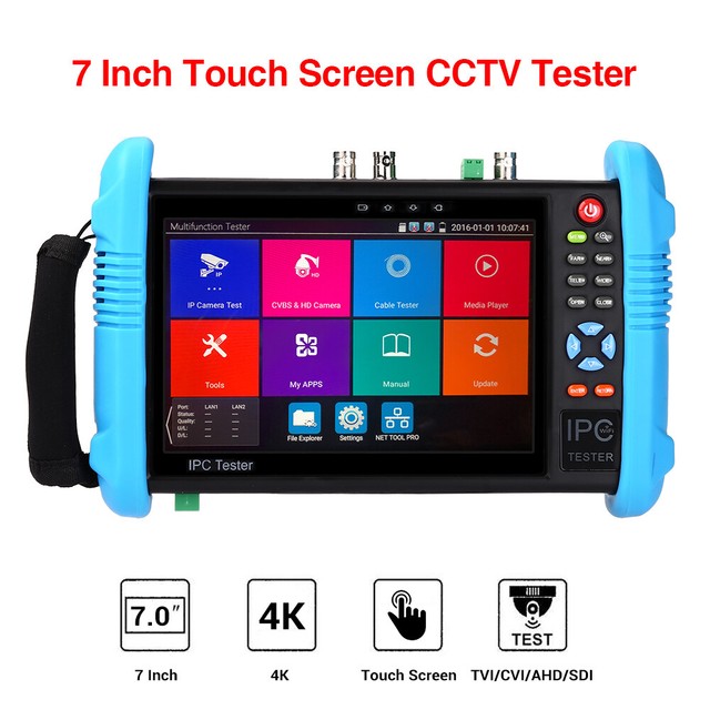 8mp Touchscreen IP Camera CCTV CVI AHD 