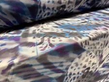 Power Mesh Net Stretch Spandex Fabric, Per Metre - Distressed Cheetah Print