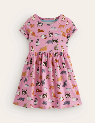 NWT Mini Boden Short-sleeved Fun Jersey Dress