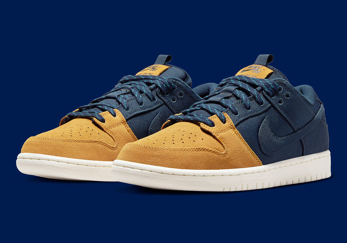 Size 6 - Nike SB Dunk Low Navy Desert Ochre for sale online | eBay