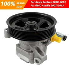 Power Steering Pump+Pulley for 2009-2013 Chevrolet Traverse Buick Enclave Acadia