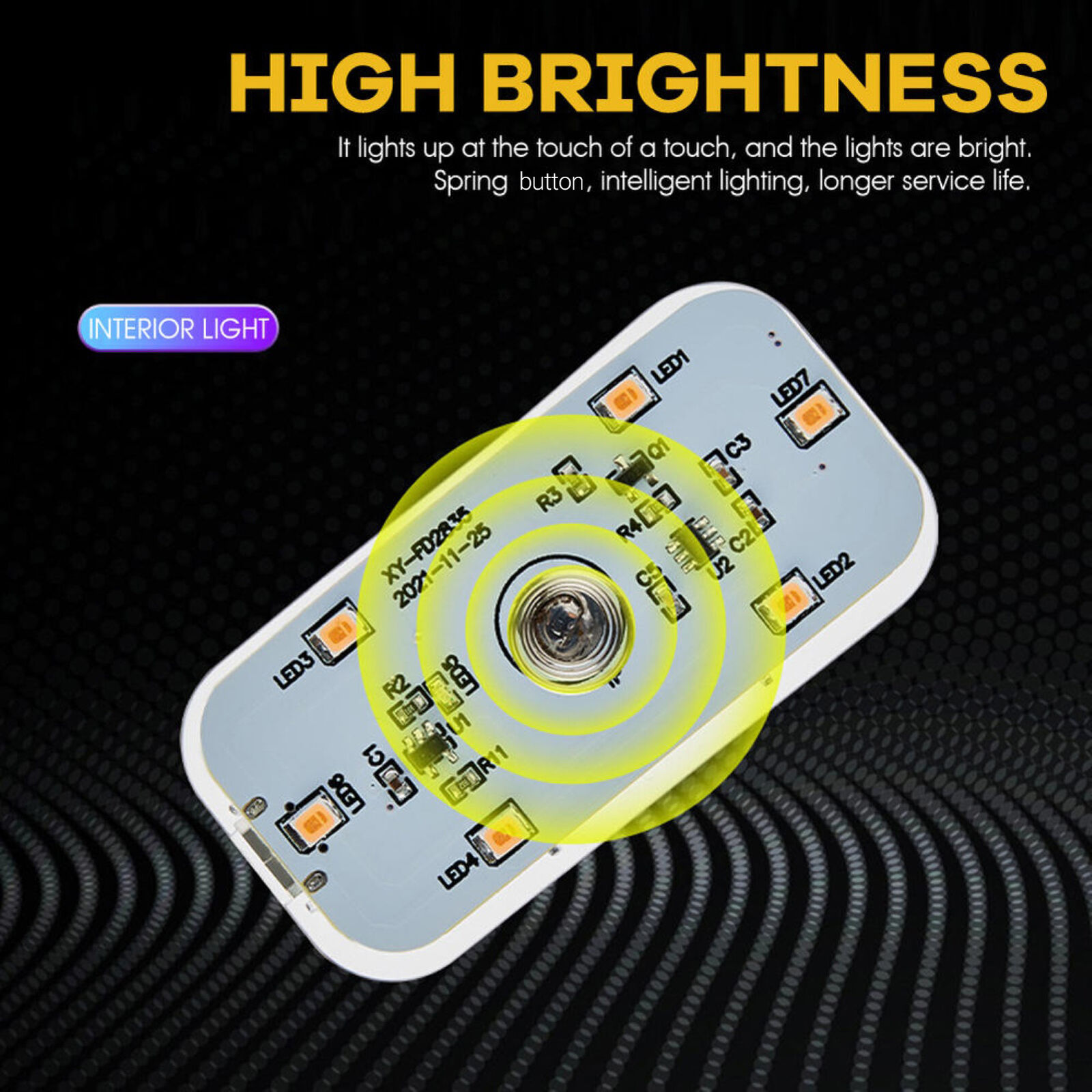 Led-licht-touch-schalter Usb-aufladung Auto Usb Wiederaufladbar B