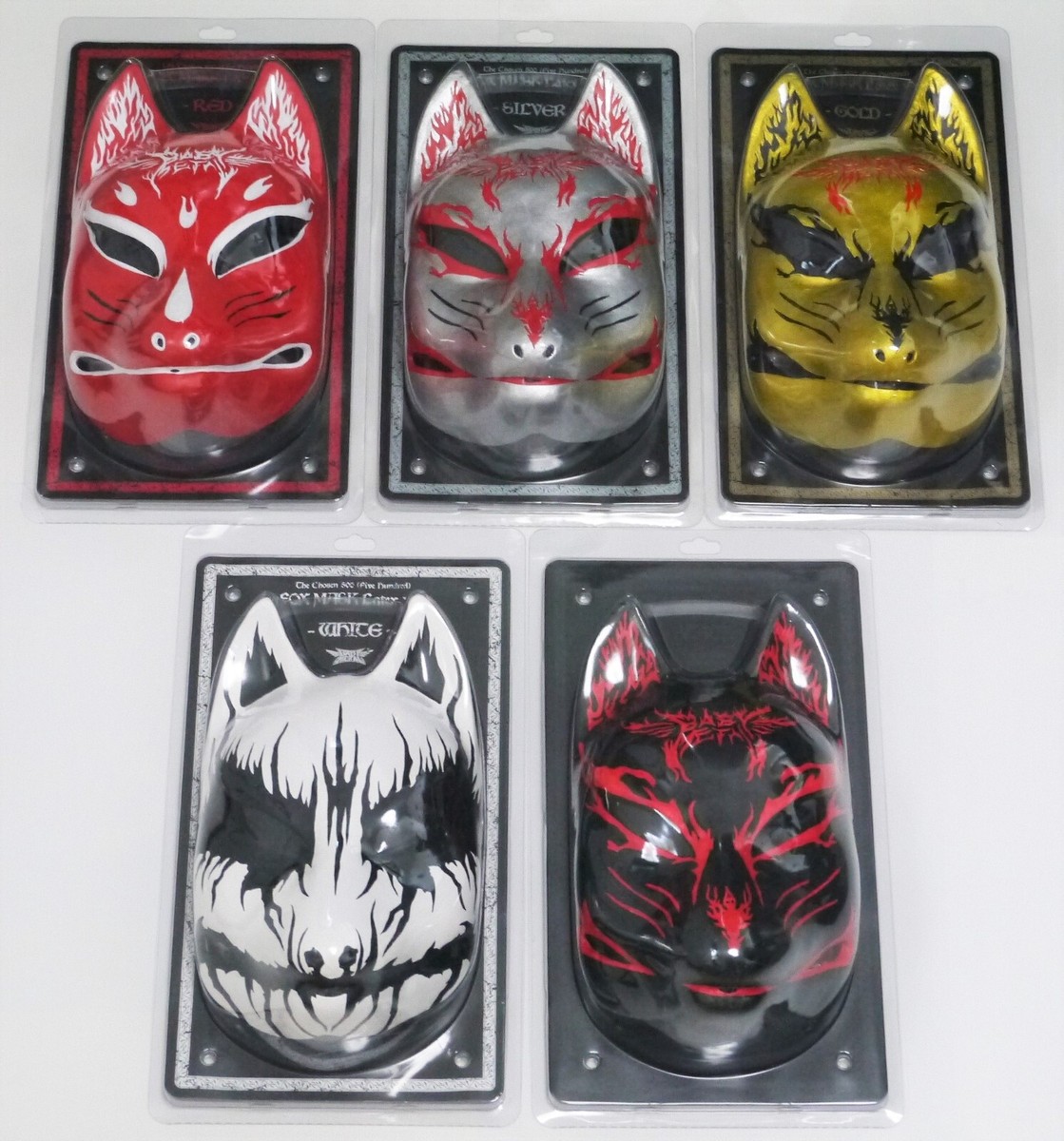 BABYL 『The Chosen 500』FOX MASK5種 BABYMETAL The Chosen 500 The Five Fox Festival DVD Mask Set