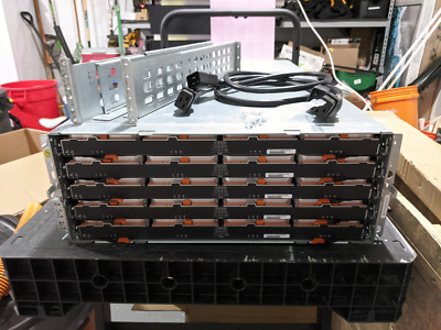 NetApp DE6600 (MD3060E) 60x 3.5'' LFF HDD JBOD SAS2 ESM 8088 Controller w/ Rails