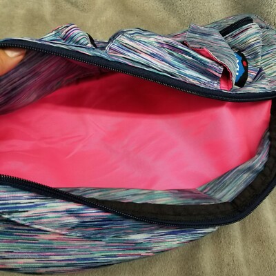 Kavu Backpack Unisex 11x18 Blue Purple Rope Sling Adjustable  display picture 3
