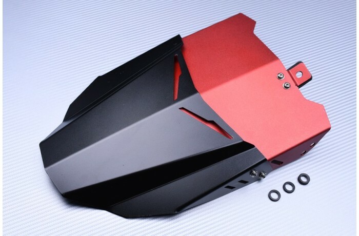Garde-boue arrière alu rouge pour Yamaha MT-09 2017-2020 RN43, finition CNC de prestige