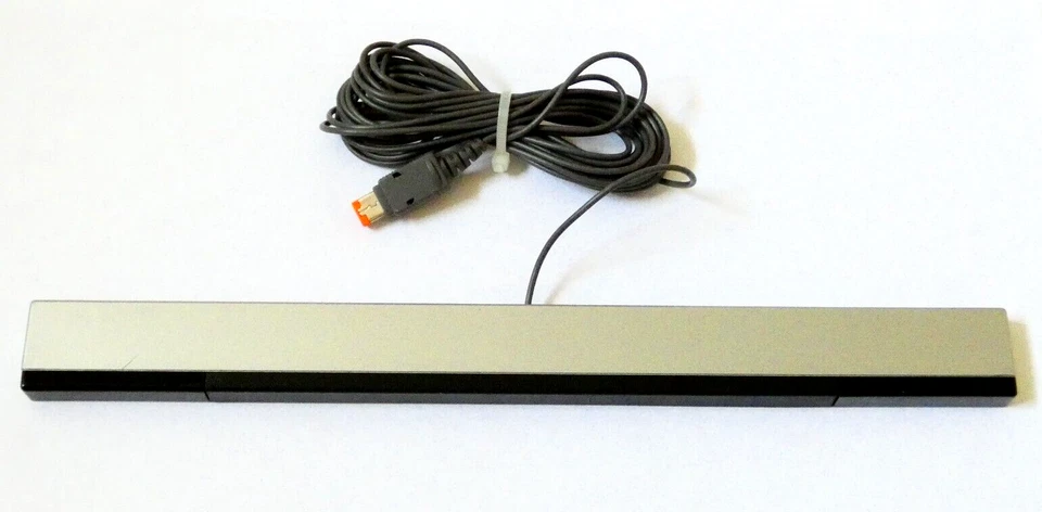 NINTENDO WII & WII U JEU CONSOLE SENSOR BAR OFFICIEL RVL014 CAPTEUR DE MOUVEMENT - Photo 1/3