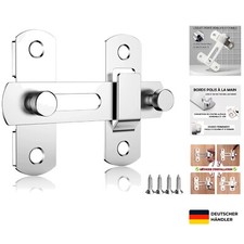 Türriegel Edelstahl 100x70mm Korrosionsbeständig Einfach zu Installieren