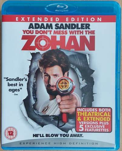 YOU DON'T LEG WITH THE ZOHAN (BLU-RAY, 2009) ADAM SANDLER *SEHR GUTER ZUSTAND & REGION FREE*