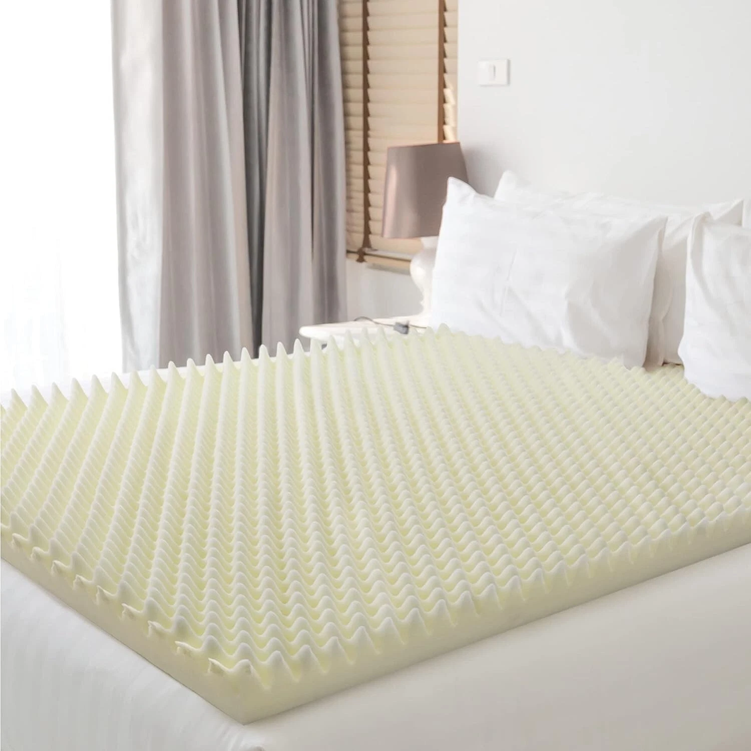 Vaunn Medical Convoluted Foam Mattress Topper, Ventilated Egg Crate new