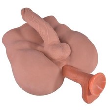 Huge Lifelike Sex Dildo Doll Male Body Torso Adult Sex Toy Big Penis For women-a
