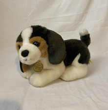 Beagle Miyoni Tots By Aurora Plush White Brown Dog Stuffed Animal