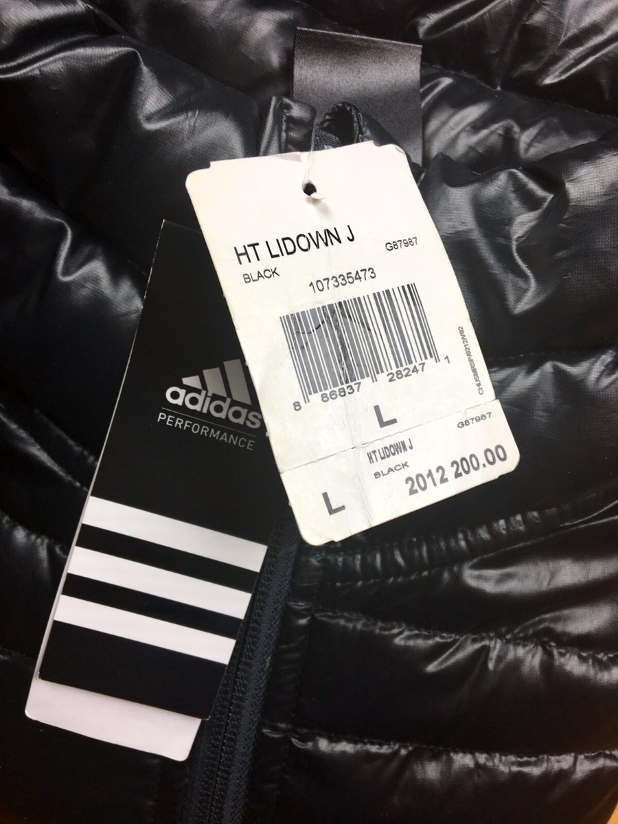 New NWT Adidas Goose Down Feather G87987 Black HT Lidown J New NWT Adidas Goose Down Feather G87987 Black HT Lidown J