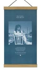 Rare Jeff Lynne Lift Me Up  Promo / ORIGINAL ad, Mounted w/Magnetic Frame!