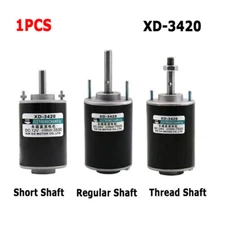 1 PCS XD-3420 DC 12V/24V 30W Permanent Magnet Motor Variation Shaft 3500/7000RPM