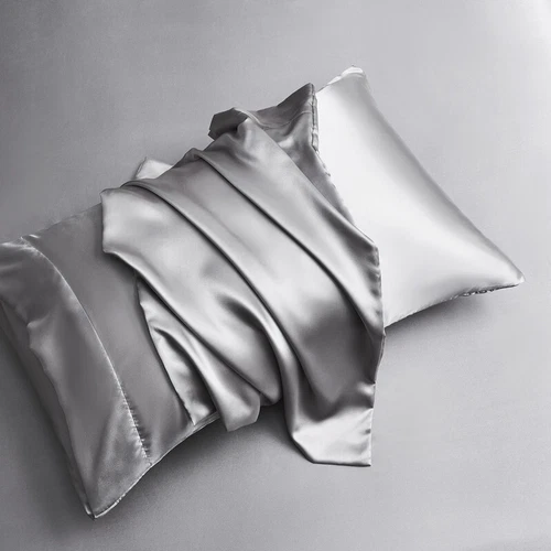 Satin Imitation Silk 4 piece Bedding Set Silk Bed Sheet Silk Quilt Cover Bedding - Picture 15 of 37