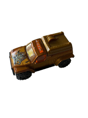 Modellauto Auto  Fire Truck goldfarben 4x4Treasure 3 Matchbox 2003