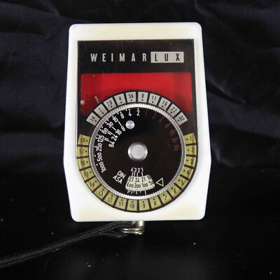 Weimar Lux Hand held Exposure meter Light Meter Germany Working