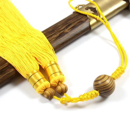 Tai Chi Sword Tassel Wood Bead For Matial Arts Sword Samurai Sword Katana 55cm - Picture 2 of 6