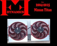 FF DYNAMICS EXTREME ELECTRIC COOLING FAN SYSTEM STG 3 FOR NISSAN TITAN 2004-2015