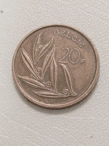 BELGIUM, 20 FRANCS Belgie 1981 Kayihan coins T156 - 第 1/2 張圖片