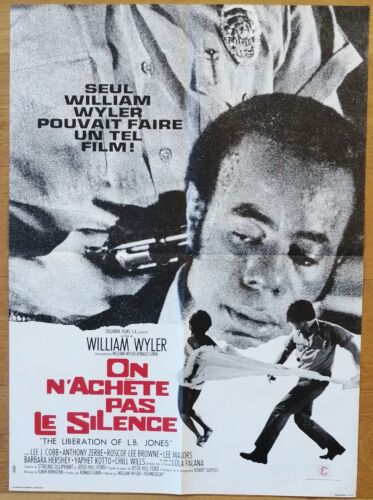ON N'ACHETE PAS LE SILENCE william wyler affiche cinema originale 80x60 '70 - Foto 1 di 1
