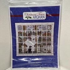 VtG Wichelt Imports-2016 Christmas Town Cross Stitch Afghan CHART ONLY WI-122