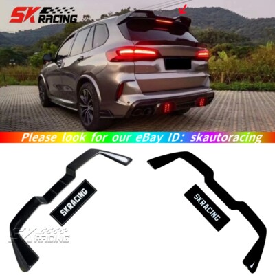 Fits BMW X5M F95 2020-2023 Gloss/Carbon Fiber Rear Trunk Spoiler Roof Wing Kits