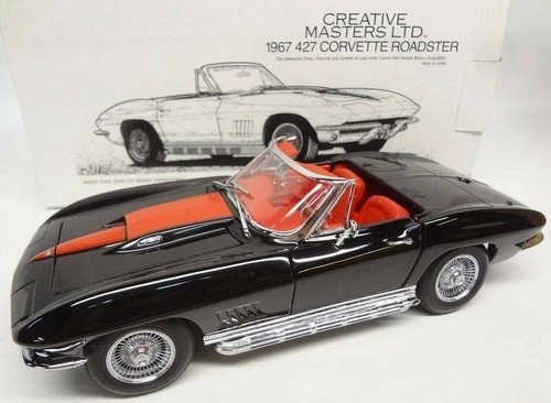 Chevrolet Corvette 427 Cabriolet Noire Miniature 1/20 Revell Creative Master 8805