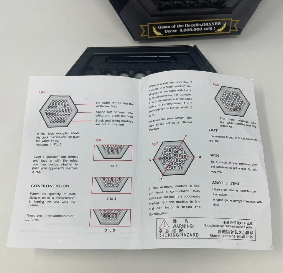 Abalone Marbles Strategic Board Game - Image 4 of 4