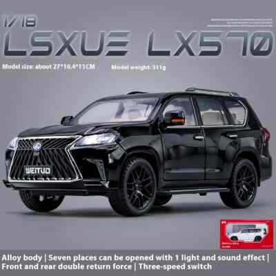 1:18 Lexus LX570 Off-road SUV Metal Alloy Diecast Car Model