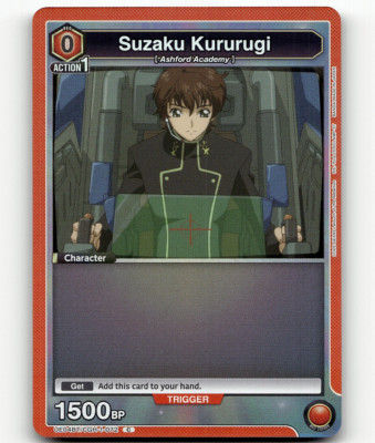 Union Arena Suzaku Kururugi (Box Topper) - Code Geass: Lelouch of the Rebellion
