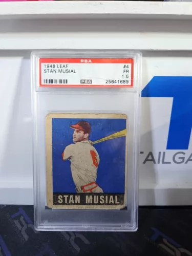 1948 Leaf #4 Stan Musial Rookie PSA 1.5