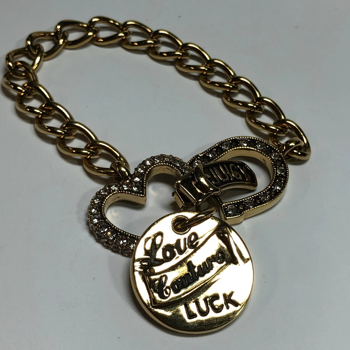 Necklace Juicy Couture Love Luck Lady Horseshoe Charm… - Gem