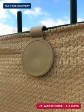 Shade Cloth Plastic Clips, UV Treated  60 Pack, Color Sand