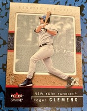 2003 Fleer Genuine Roger Clemens #70; Near Mint