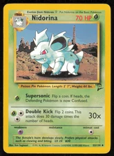 Nidorina - Base Set 2 - 53/130 Vintage Pokemon Card WOTC 2000 NM