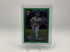 2024 Topps Chrome Update NASIM NUNEZ Green Refractor RC # 3/99!!  