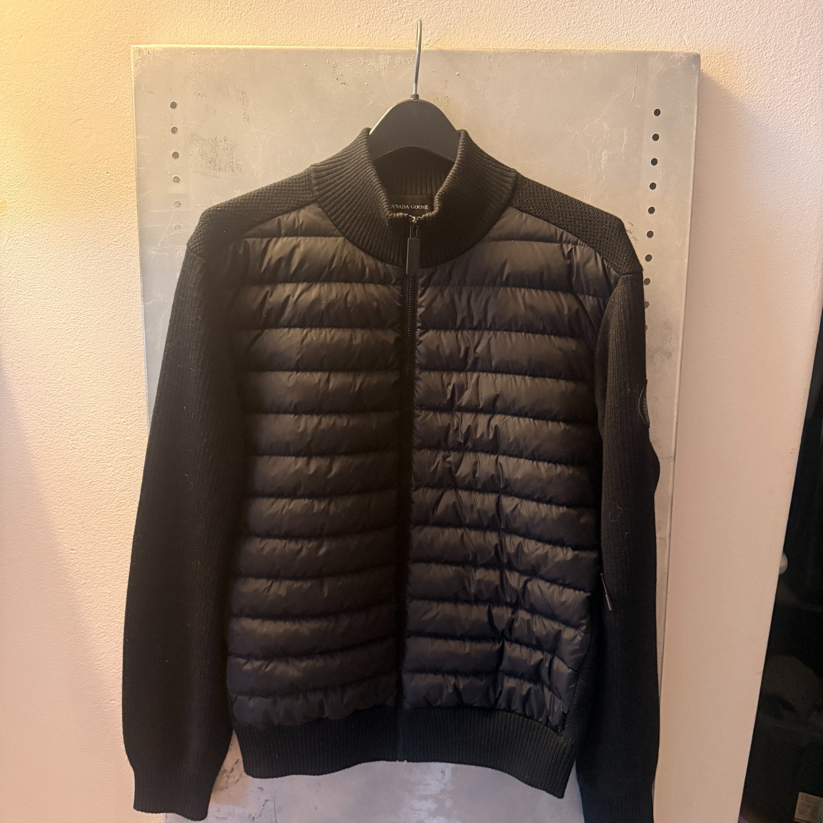 Authentic Canada Goose Hybridge Knit Jacket Cardigan - Large