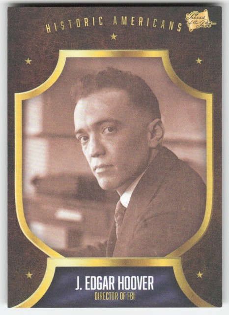 2017 The Bar Pieces Of The Past J. Edgar Hoover #163