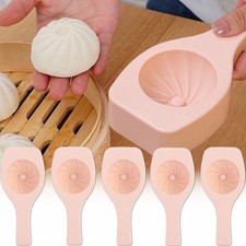Wooden Bao Bun Maker Diy Steamed Bun Mold, Traditional Baozi Maker Mold for Hand