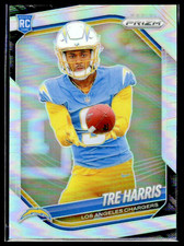 2025 Panini Prizm Tre Harris SILVER PRIZM Rookie Card RC #371 Chargers