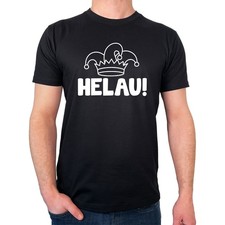 Herren T-Shirt Helau Narrenkappe Geschenkidee Helau Geschenk Präsent Mitbringsel