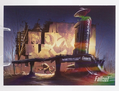 2019 Fallout Series 2 Starlight Drive In Theater Holofoil Vault Tec #062